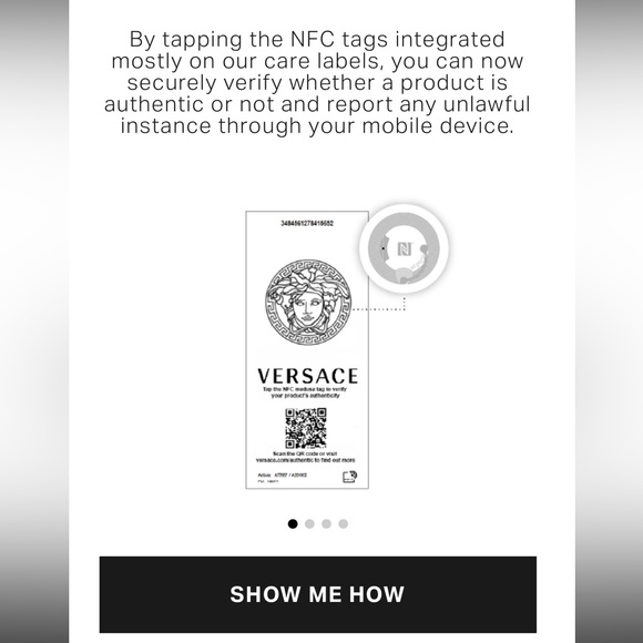 VERSACE UNISEX 🌟 100% AUTHENTIC & NWT—Size M / 48 - Picture 16 of 16